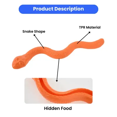 Supplier Snake Shaped Dog TPR Toy Supplier Snake Shaped Dog TPR Toy