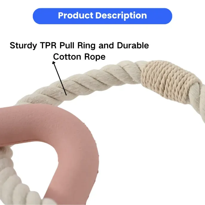 Pet Dog Pull Ring Toy with Rope Pet Dog Pull Ring Toy with Rope