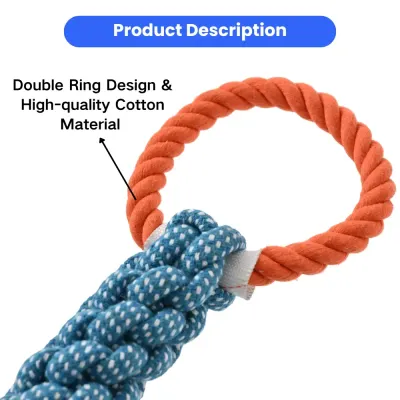 Factory Double Ring Dog Rope Toy Factory Double Ring Dog Rope Toy