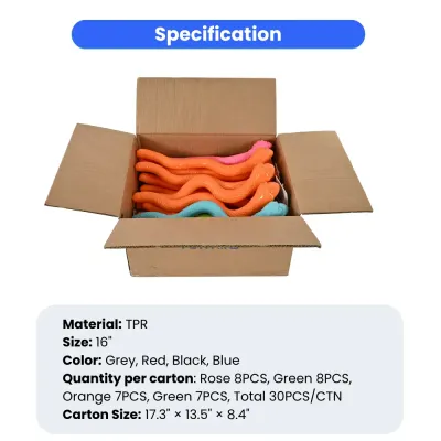 Hot Snake Shaped Dog TPR Toy Hot Snake Shaped Dog TPR Toy