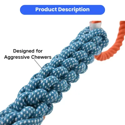 Supplier Double Ring Dog Rope Toy Supplier Double Ring Dog Rope Toy
