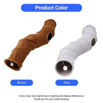 S shaped cat play tube