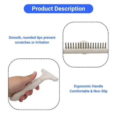 thick coat comb