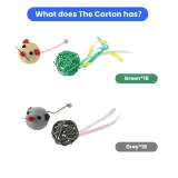 Cat Ball Toy Set Color