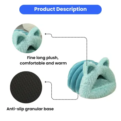 Wholesale Fluffy Cat Ear Pet Bed Wholesale Fluffy Cat Ear Pet Bed