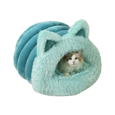 L Size Fluffy Cat Ear Pet Bed L Size Fluffy Cat Ear Pet Bed