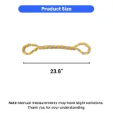 Double Handle Pet Dog Rope Toy Size