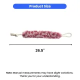 Long Tail Plush Dog Toy with Rope size Long Tail Plush Dog Toy with Rope size