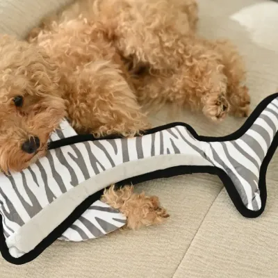dog toy shark tail chew