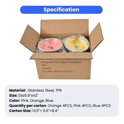 Pet Bowl Specification Pet Bowl Specification