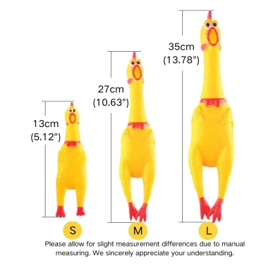 Squeaky Vinyl Chicken Dog Toy Funny Sound Pet Chew Toy Squeaky Vinyl Chicken Dog Toy Funny Sound Pet Chew Toy