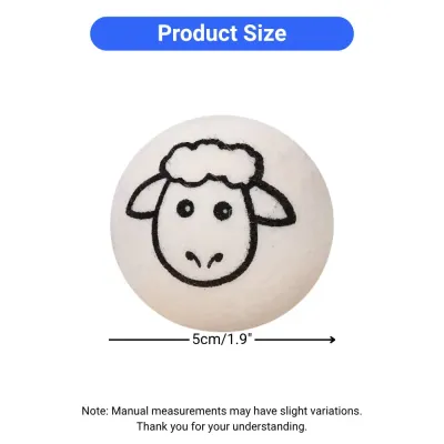 solid wool toy