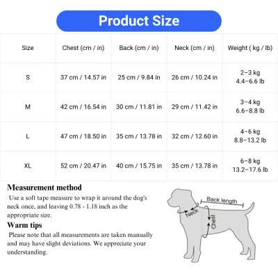 four-leg dog raincoat