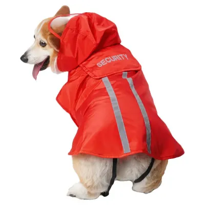 packable dog raincoat