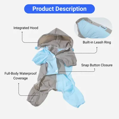 small dog waterproof coat