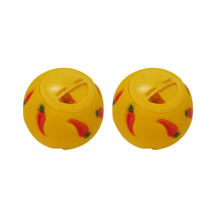 Small Pet Treat Dispensing Ball Training Snack Toys for Rabbit Guinea Pig
