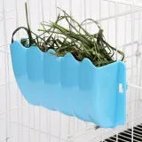 Pet cage hay rack