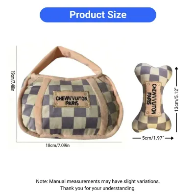 Handbag dog toy