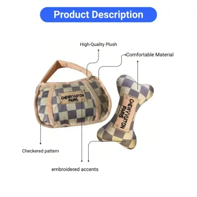 Bone shaped dog toy