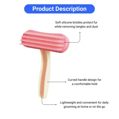 Soft teeth pet brush