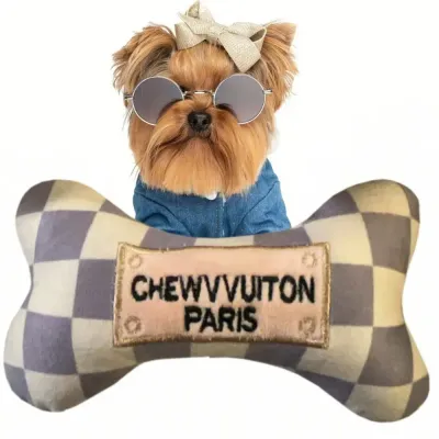 Embroidered plush toy