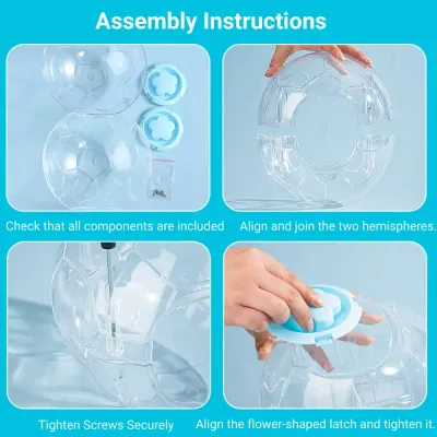 Detachable hamster ball