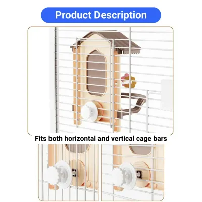 Bird climbing perch Bird climbing perch