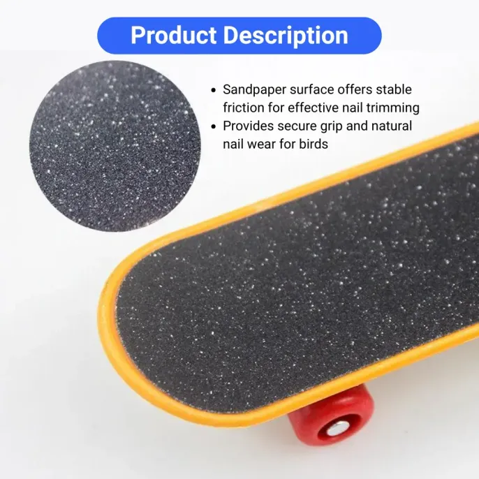 Skateboard bird toy Skateboard bird toy