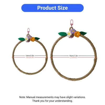 Knitted bird toy