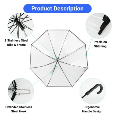 transparent pet umbrella