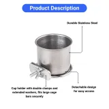 Easy clean stainless steel bird feeder