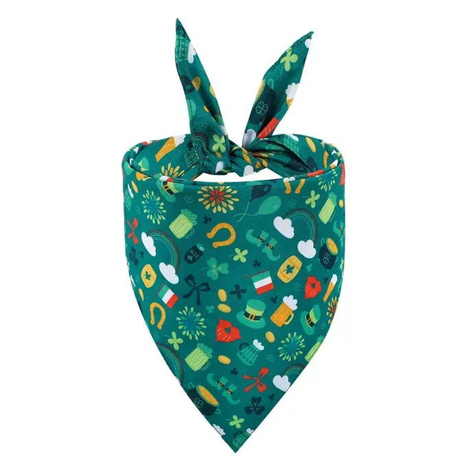 Holiday pet drool bib