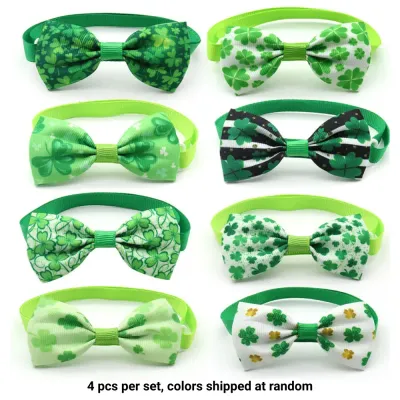 Saint Patrick pet bow tie