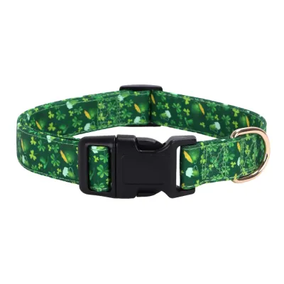 beer clover dog collar