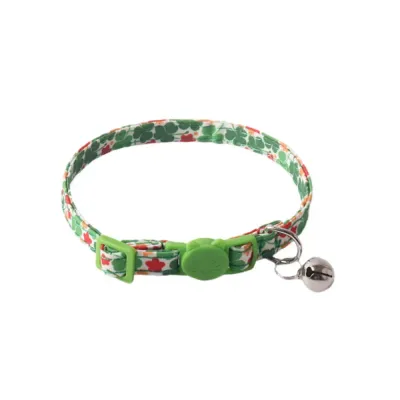 green cat collar green cat collar