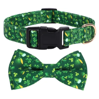 beer clover dog collar