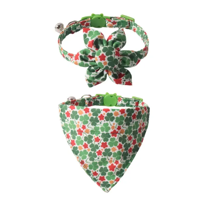 cat collar bandana set cat collar bandana set