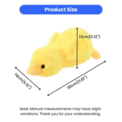 Cute Duckling Style Plush Dog Toy with Squeaker6