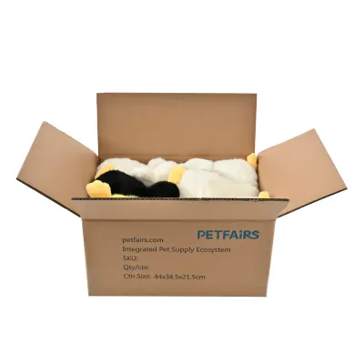 Cute Duckling Style Plush Dog Toy with Squeaker2