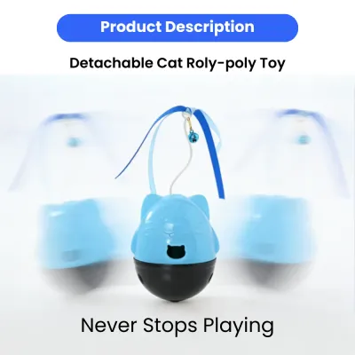 Multifunctional Detachable Cat Roly-Poly Toy with Bell and Ribbon7 Multifunctional Detachable Cat Roly-Poly Toy with Bell and Ribbon7