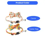 Wholesale Easter Egg Rabbit Carrot Cute Easter Cat Collar with Bow Tie Easter egg Wholesale Easter Egg Rabbit Carrot Cute Easter Cat Collar with Bow Tie Easter egg