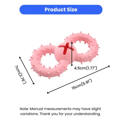 Four-Color Set Teeth Cleaning Beef Flavor TPR Dog Toy5