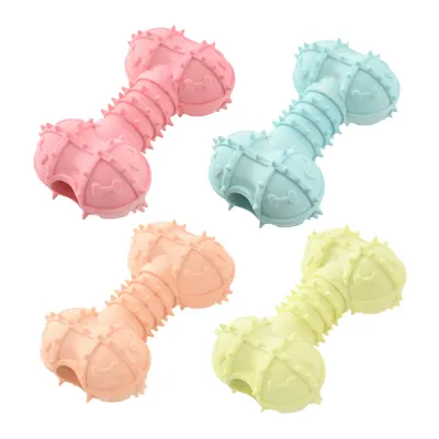 Four-Color Mixed Set Beef Flavor Bone Style TPR Dog Toy1 Four-Color Mixed Set Beef Flavor Bone Style TPR Dog Toy1