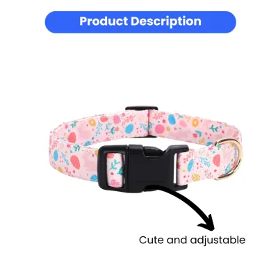 wholesale Love Heart Egg Easter Adjustable Pet Collar wholesale Love Heart Egg Easter Adjustable Pet Collar