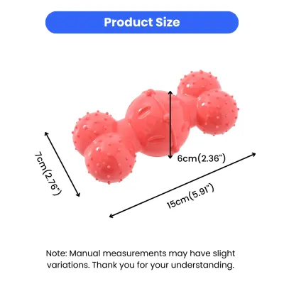 Four-Color Mixed Set Teeth Cleaning Bone Style TPR Dog Toy5