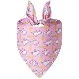 wholesale Easter Egg Rabbit Printed Cute Soft Pet Dog Bandana wholesale Easter Egg Rabbit Printed Cute Soft Pet Dog Bandana