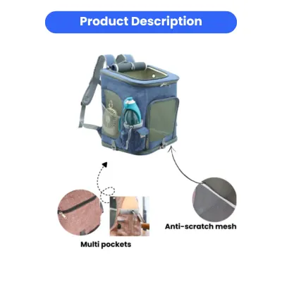 Pet outdoor backpack (8) Pet outdoor backpack (8)