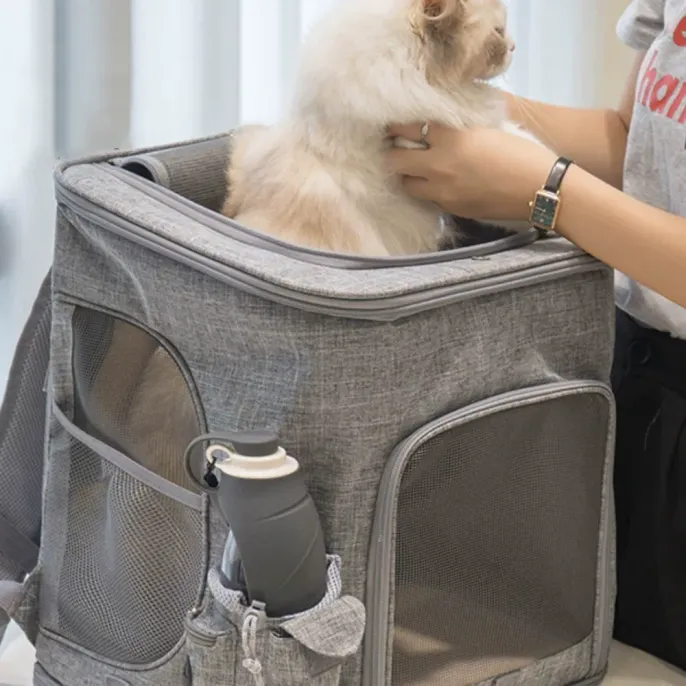 Pet outdoor backpack (6) Pet outdoor backpack (6)