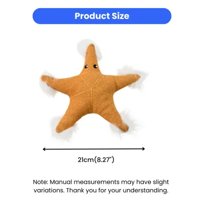 Summer Marine Life Series Starfish Style Squeaky Plush Dog Toy5 Summer Marine Life Series Starfish Style Squeaky Plush Dog Toy5