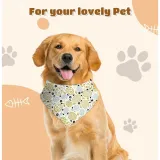 Easter Festive Dog Bandana Pet Bib -  Cute Soft Pet Scarf for Holiday